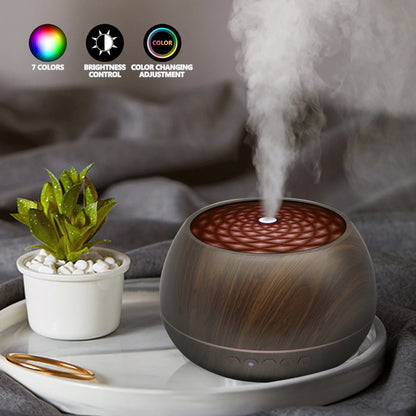 Luxury Multifunction 1000ml 7 Colors Essential Oil Aroma Diffuser Blue tooth With Negative Ion Purification