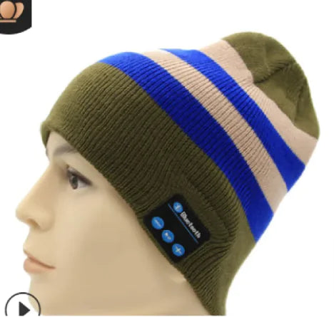 Wireless Bluetooth Knitted Hat Calls Music Stereo