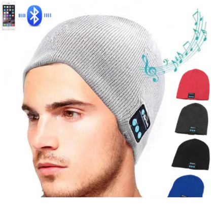 Wireless Bluetooth Knitted Hat Calls Music Stereo