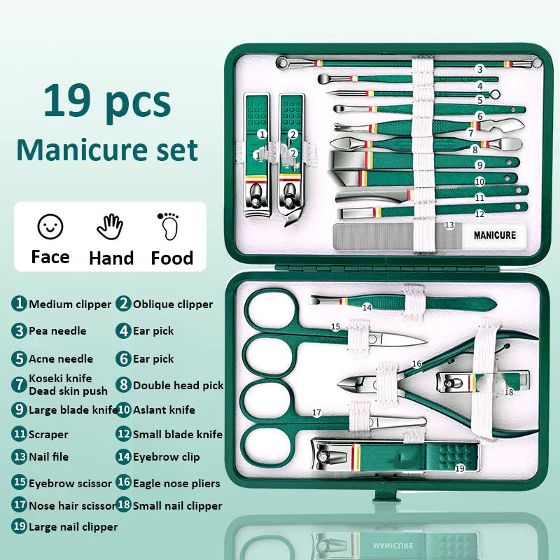 Deluxe Eagle Nose Pliers Nail Care Set