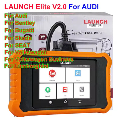 Start X431 Elite 2.0 Full-System Car Diagnostic Tool - OBD/OBD2 Scanner with Active Test, ECU Coding, and Free Updates