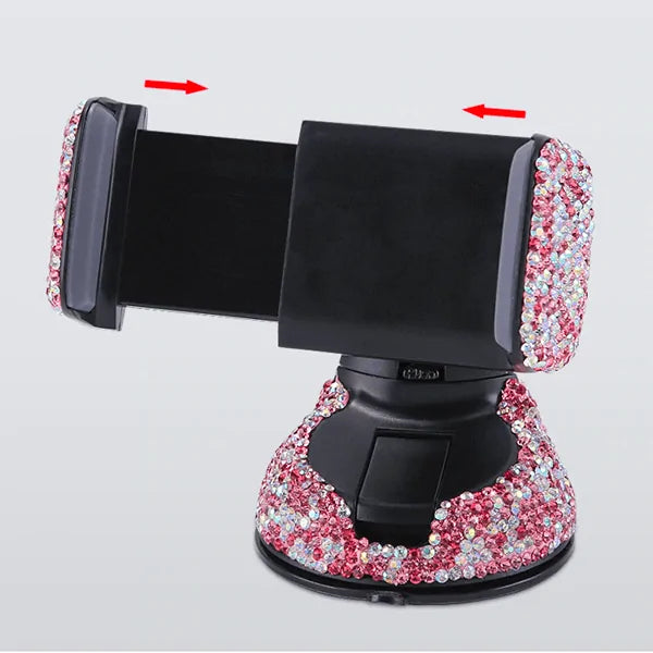 Crystal Car Phone Holder