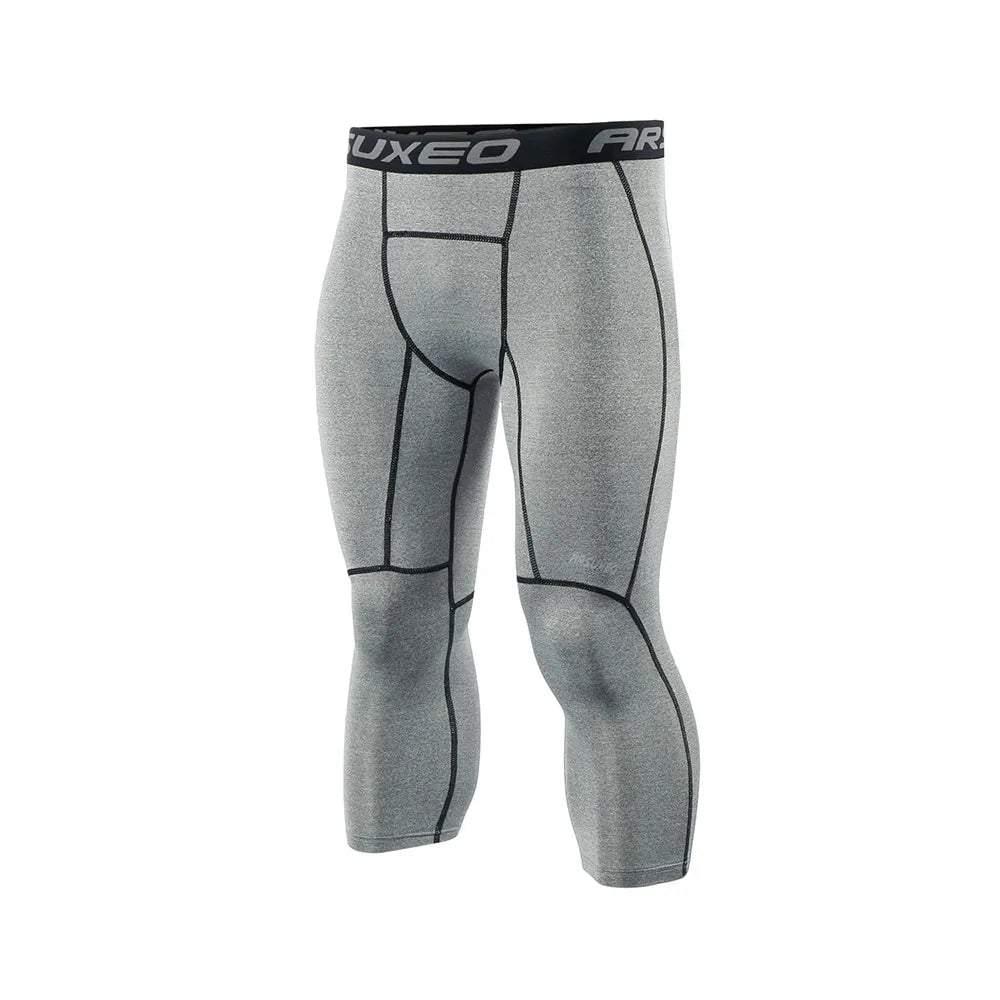 ARSUXEO Men's Compression Running Tights: Gym & Yoga Sportswear