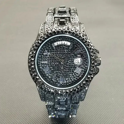 MISSFOX Diamond Watch For Men