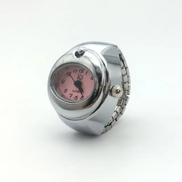 Vintage Punk Elastic Quartz Watch Ring