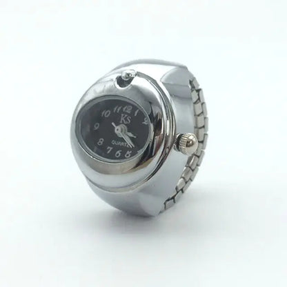 Vintage Punk Elastic Quartz Watch Ring