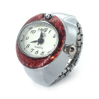 Vintage Punk Elastic Quartz Watch Ring